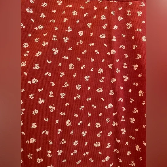 Red Floral Brandy Melville Amara Dress - Picture 4 of 4